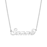Zilveren naamketting Carrie voor dames