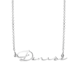 Namenskette, 925 Silber, Unterschrift