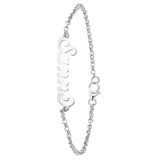 Namensarmband, 925 Silber, Carrie