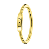 Zilveren goldplated ring voor dames