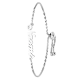 Stainless steel naamarmband Julia