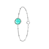 Armband, 925 Silber, Edelstein Amazonit