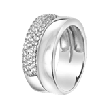 Ring, 925 Silber, mit Zirkonia
