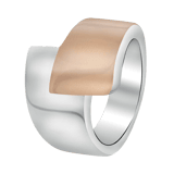 Ring, Edelstahl/rotvergoldet