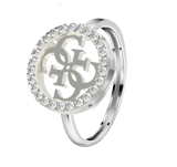 Guess stainless steel ring 4G kristal EQUILIBRE