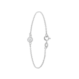 Zilveren armband geboortesteen