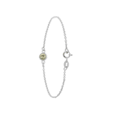 Armband, 925 Silber, Geburtsstein