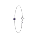 Armband, 925 Silber, Geburtsstein