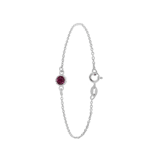 Armband, 925 Silber, Geburtsstein