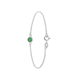 Armband, 925 Silber, Geburtsstein