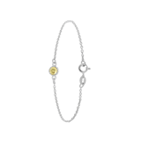 Armband, 925 Silber, Geburtsstein