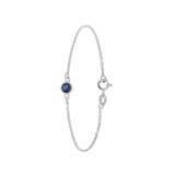 Armband, 925 Silber, Geburtsstein