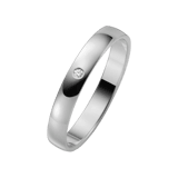 Palladium trouwring diamant Dames Senna H35P
