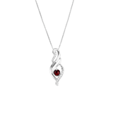 Kette, 925 Silber, Gravur, Geburtsstein