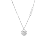 Guess stainless steel ketting hanger hart logo