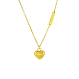 Guess stainless steel goldplated ketting met hanger hart voor dames