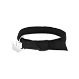 Elastisches Kinderarmband in Schwarz mit Kronen-Anhänger