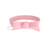 Roze kinderrekarmband met hanger bloem