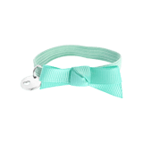 Elastisches Kinderarmband in Aqua mit Münzanhänger