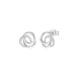 Ohrringe, 925 Silber, Kreise