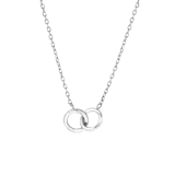 Zilveren ketting rondjes