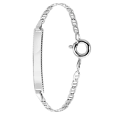 Plattenarmband, 925 Silber