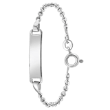 Plattenarmband, 925 Silber