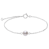 Armband, 925 Silber, mit Perle
