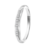 Zilveren ring met zirkonia