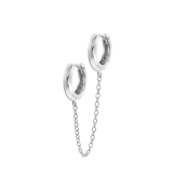 Ohrring, 925 Silber, doppelt