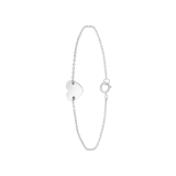 Armband, 925 Silber, Gravurherz