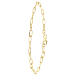 14 karaat geelgouden closed forever armband