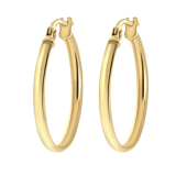 14 karaat geelgouden oorbellen 20mm