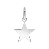 Anhänger, 925 Silber, Stern