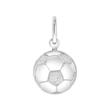 Anhänger, 925 Silber, Fußball