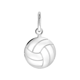 Anhänger, 925 Silber, Volleyball