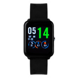 Axcent Smartwatch mit schwarzem Gummiarmband