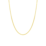 Gerecycled goldplated ketting met venetiaanse schakel