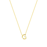 Halskette, 375 Gold, mit Buchstabenanhänger