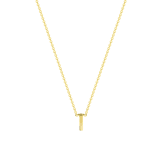 Halskette, 375 Gold, mit Buchstabenanhänger