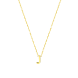 Halskette, 375 Gold, mit Buchstabenanhänger