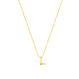 Halskette, 375 Gold, mit Buchstabenanhänger