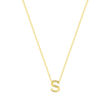 Halskette, 375 Gold, mit Buchstabenanhänger