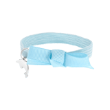 Elastisches Kinderarmband in Blau mit Delfin-Anhänger