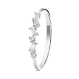 Ring, 925 Silber, Baguetteschliff