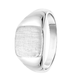 Siegelring für Jungen, 925 Silber, viereckig