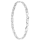 Gerecycled zilveren armband schakel.  