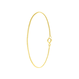 Armband, 925 Silber, vergoldet, Gourmetglied, Mix & Match