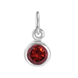 Anhänger, 925 Silber, Geburtsstein, Mix & Match