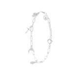 Zilveren bedelarmband symbols